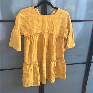 ZARA yellow dress